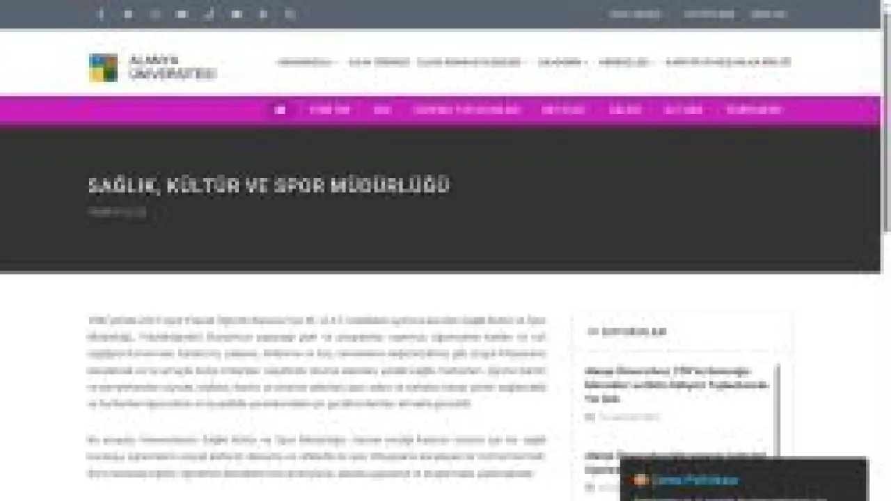 Sağlık, Kültür ve Spor Müdürlüğü