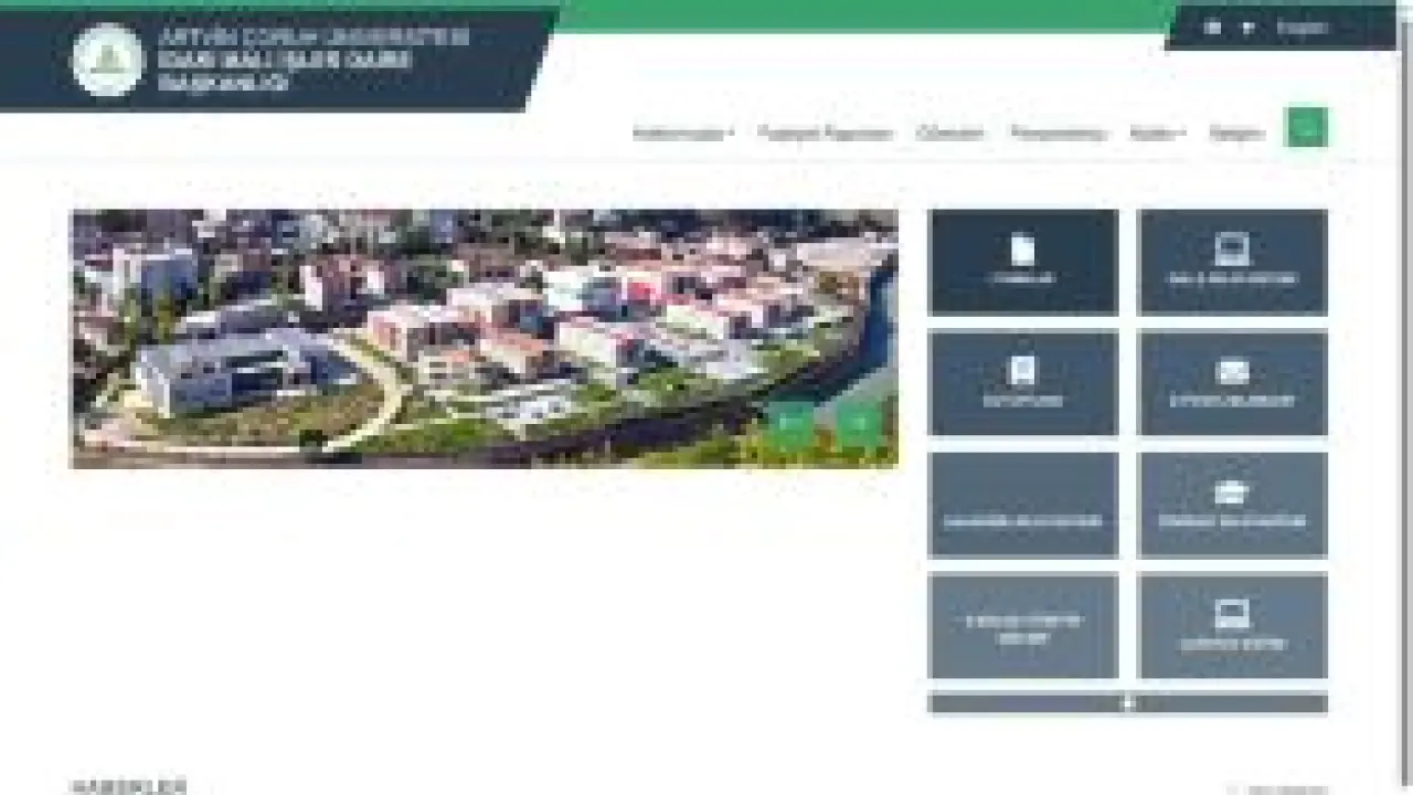 Artvin Çoruh Üniversitesi - İdari Mali İşler Daire Başkanlığı