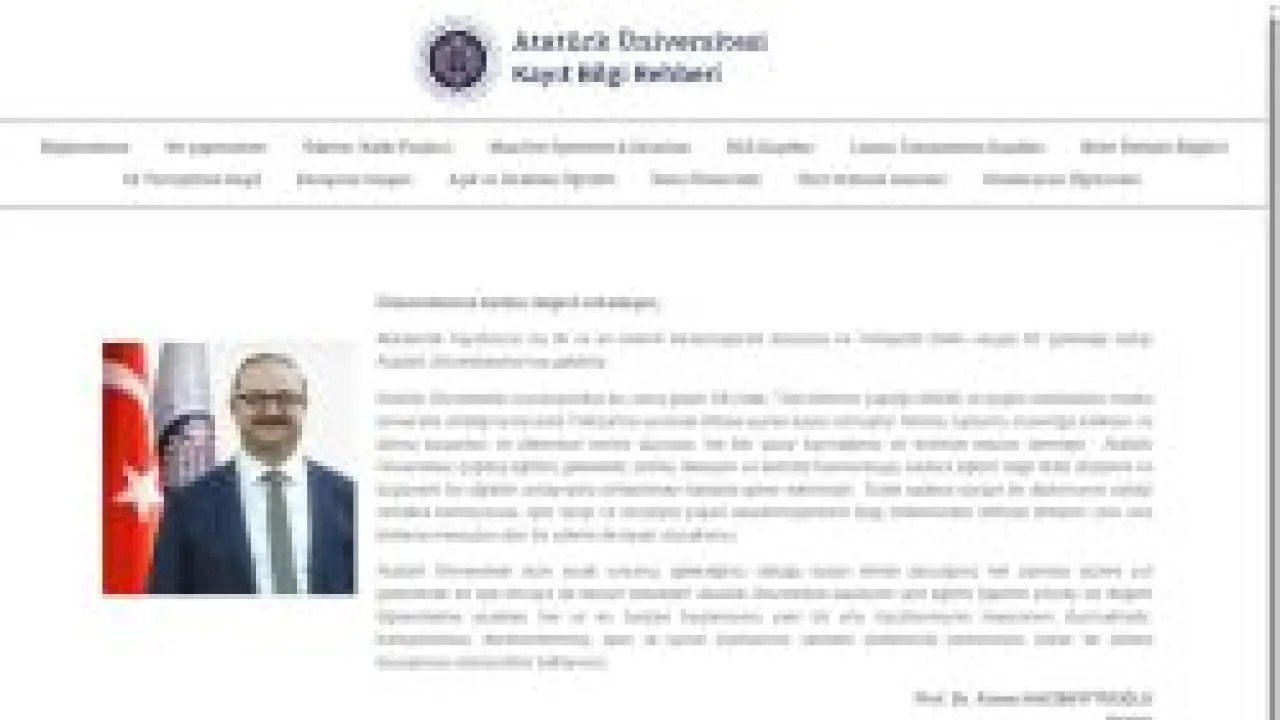 Atatürk Üniversitesi Kayıt Bilgilendirme