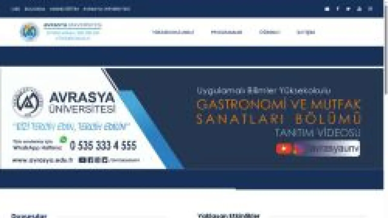 Avrasya Üniversitesi – Kıtaların Buluşma Noktasında Eğitime Açılan Kapınız