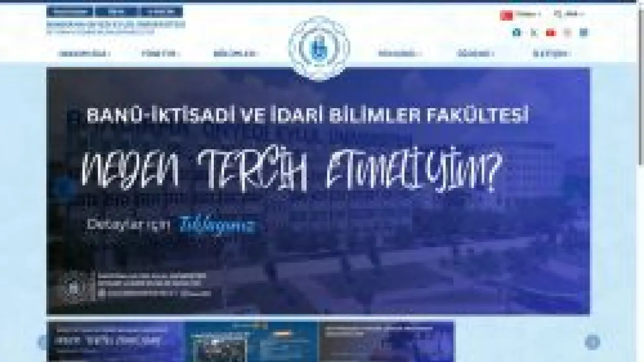 İktisadi ve İdari Bilimler Fakültesi - BANDIRMA ONYEDİ EYLÜL ÜNİVERSİTESİ