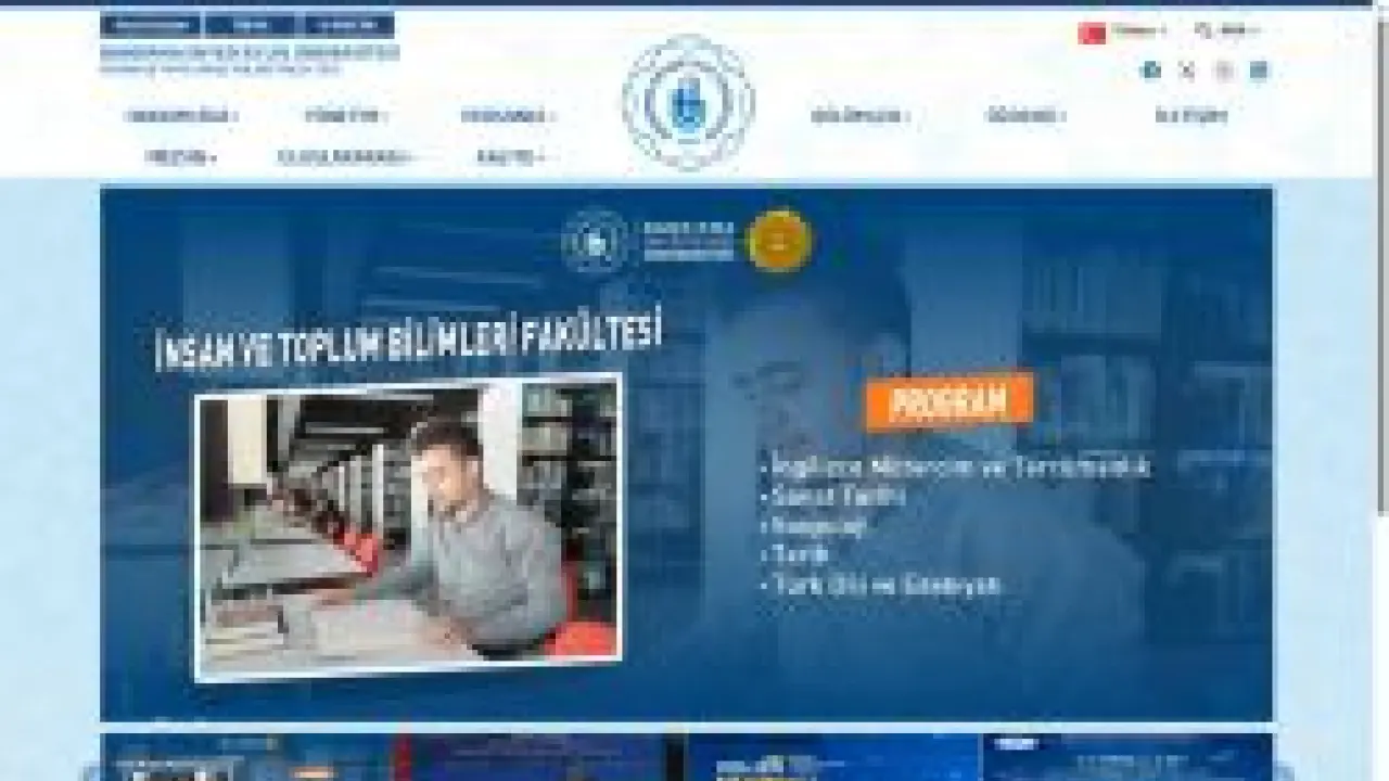 İnsan ve Toplum Bilimleri Fakültesi - BANDIRMA ONYEDİ EYLÜL ÜNİVERSİTESİ