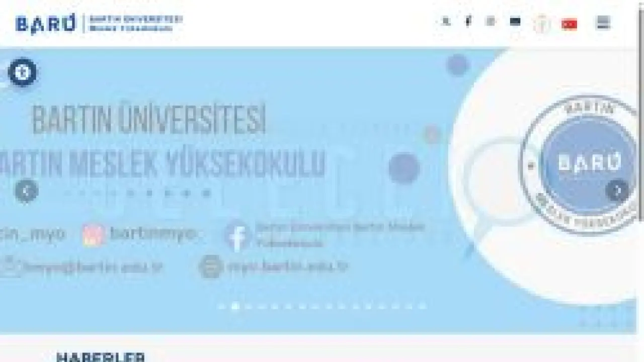 Bartın Üniversitesi - Ana Sayfa - Meslek Yüksekokulu