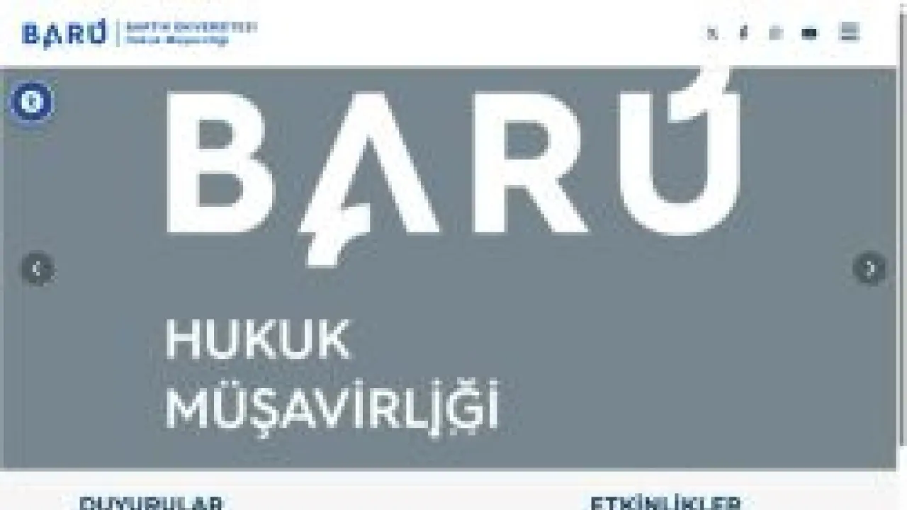 Bartın Üniversitesi - Ana Sayfa - Hukuk Müşavirliği
