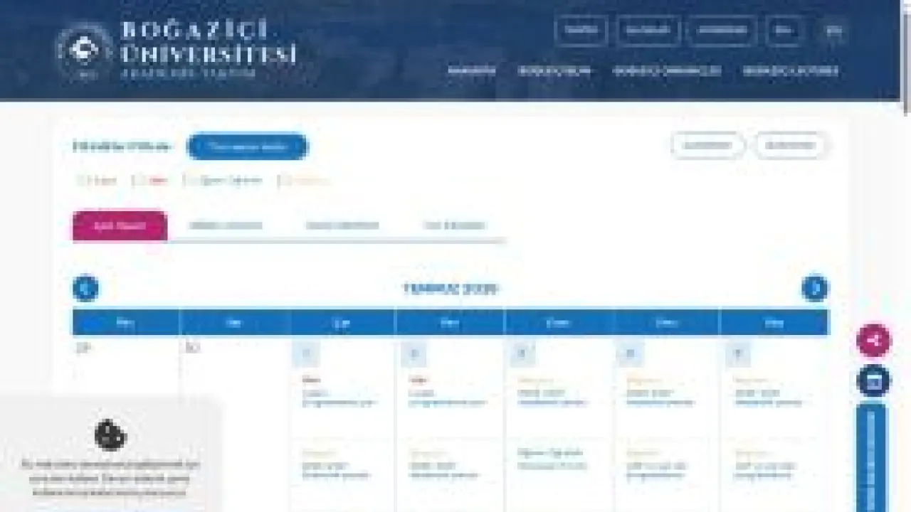 Akademik Takvim