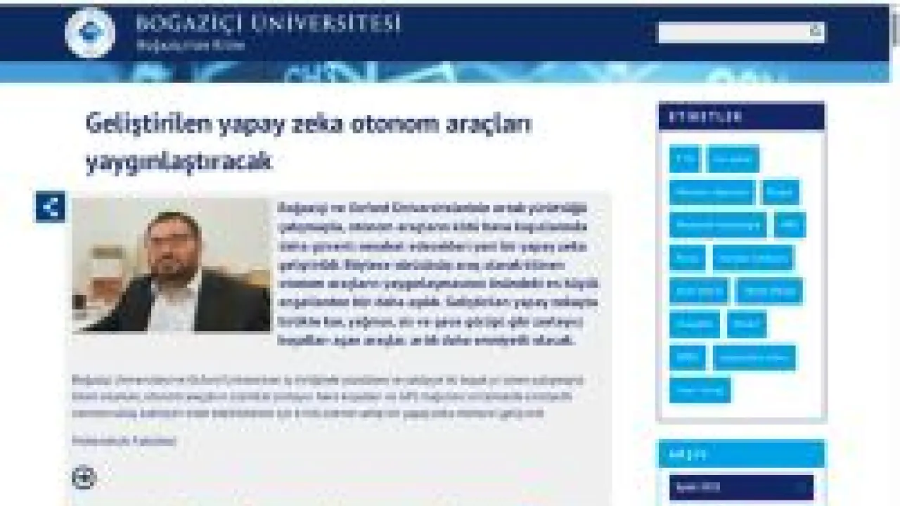 Boğaziçi'nde Bilim