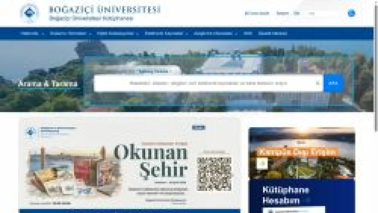 Boğaziçi Üniversitesi Kütüphanesi | Boğaziçi Üniversitesi Kütüphanesi