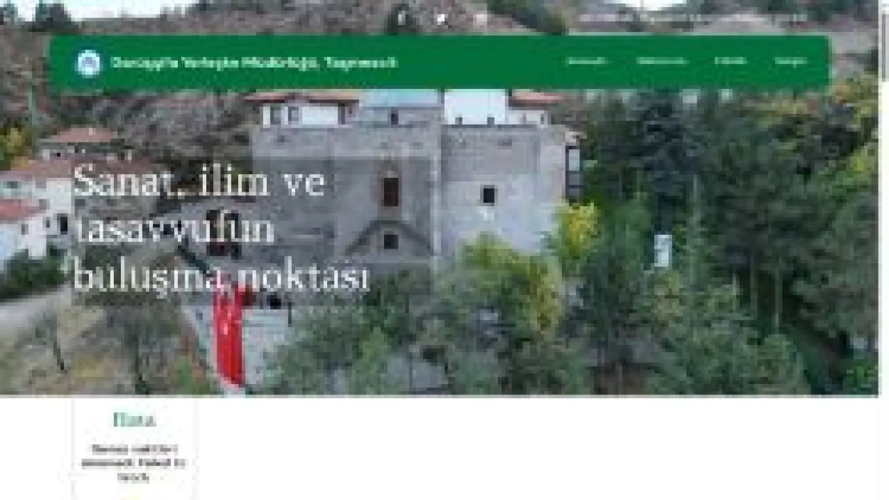 Çankırı Karatekin Üniversitesi - Cemaleddin Ferruh Darülhadis ve Darüşşifa Yerleşke Müdürlüğü | Taş Mescid