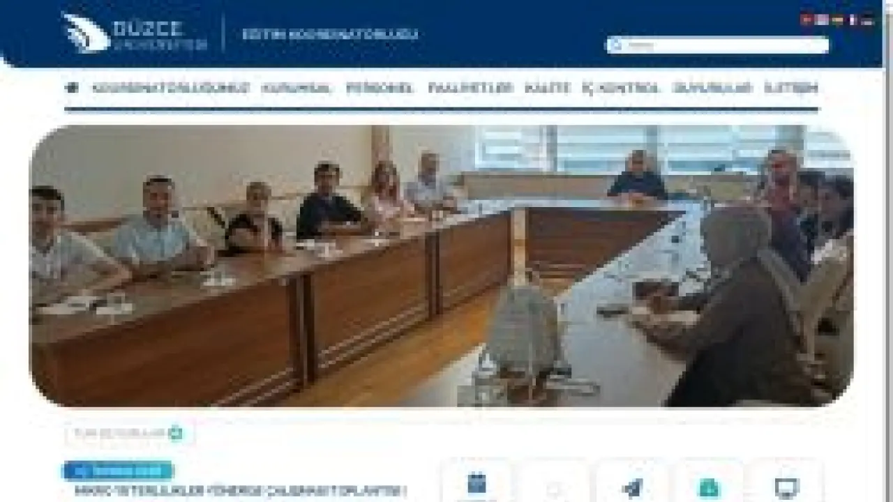 Düzce Üniversitesi | Eğitim Koordinatörlüğü | Anasayfa