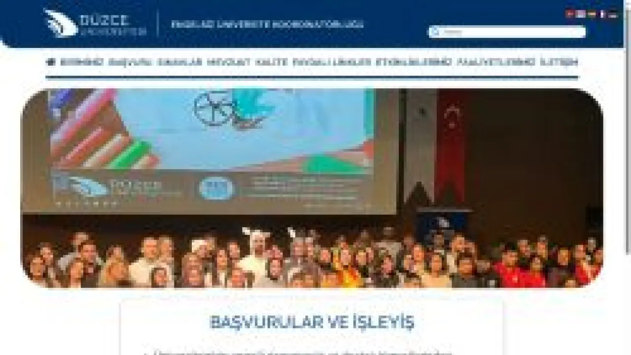 Düzce Üniversitesi | Engelsiz Üniversite Koordinatörlüğü | Anasayfa