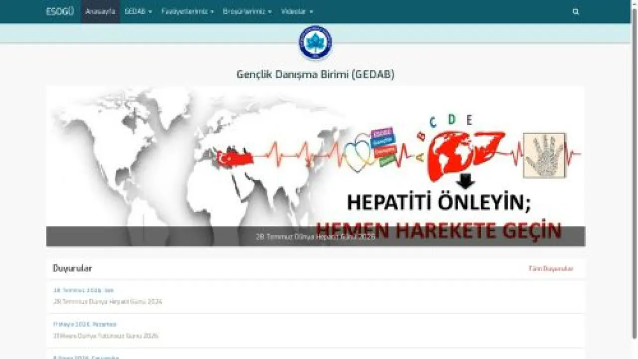 Gençlik Danışma Birimi (GEDAB) | Eskişehir Osmangazi Üniversitesi - Anasayfa