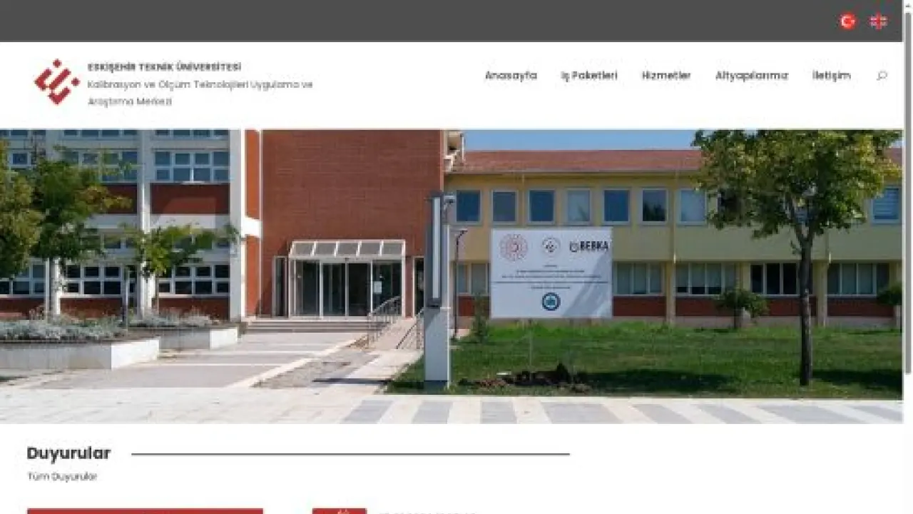 Kalibrasyon ve Ölçüm Teknolojileri Uygulama ve Araştırma Merkezi - Eskişehir Teknik Üniversitesi
