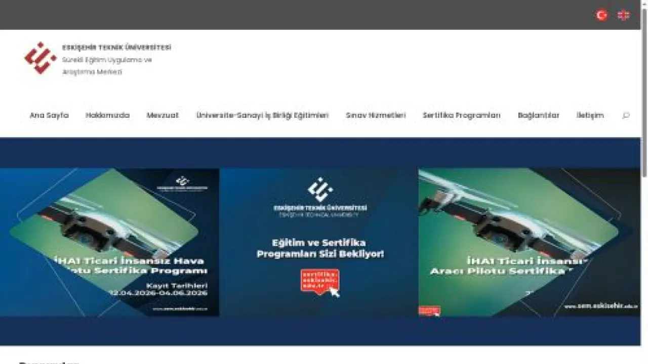Sürekli Eğitim Uygulama ve Araştırma Merkezi - Eskişehir Teknik Üniversitesi