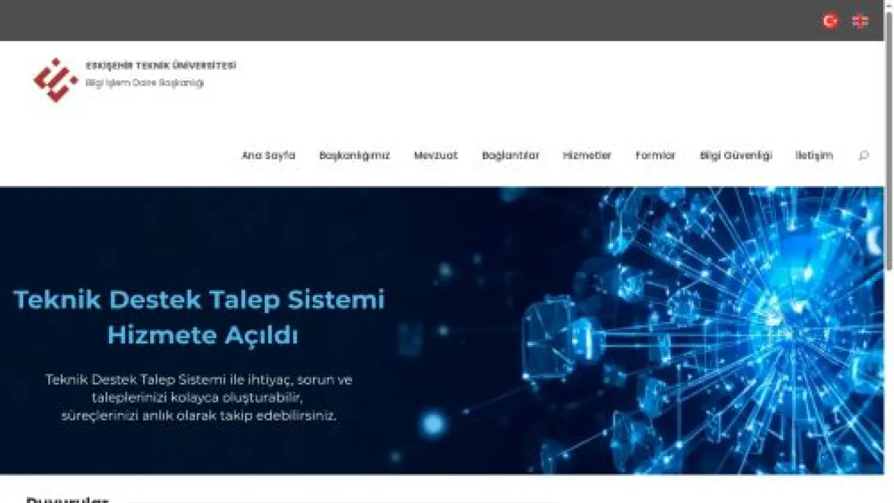 Bilgi İşlem Daire Başkanlığı - Eskişehir Teknik Üniversitesi