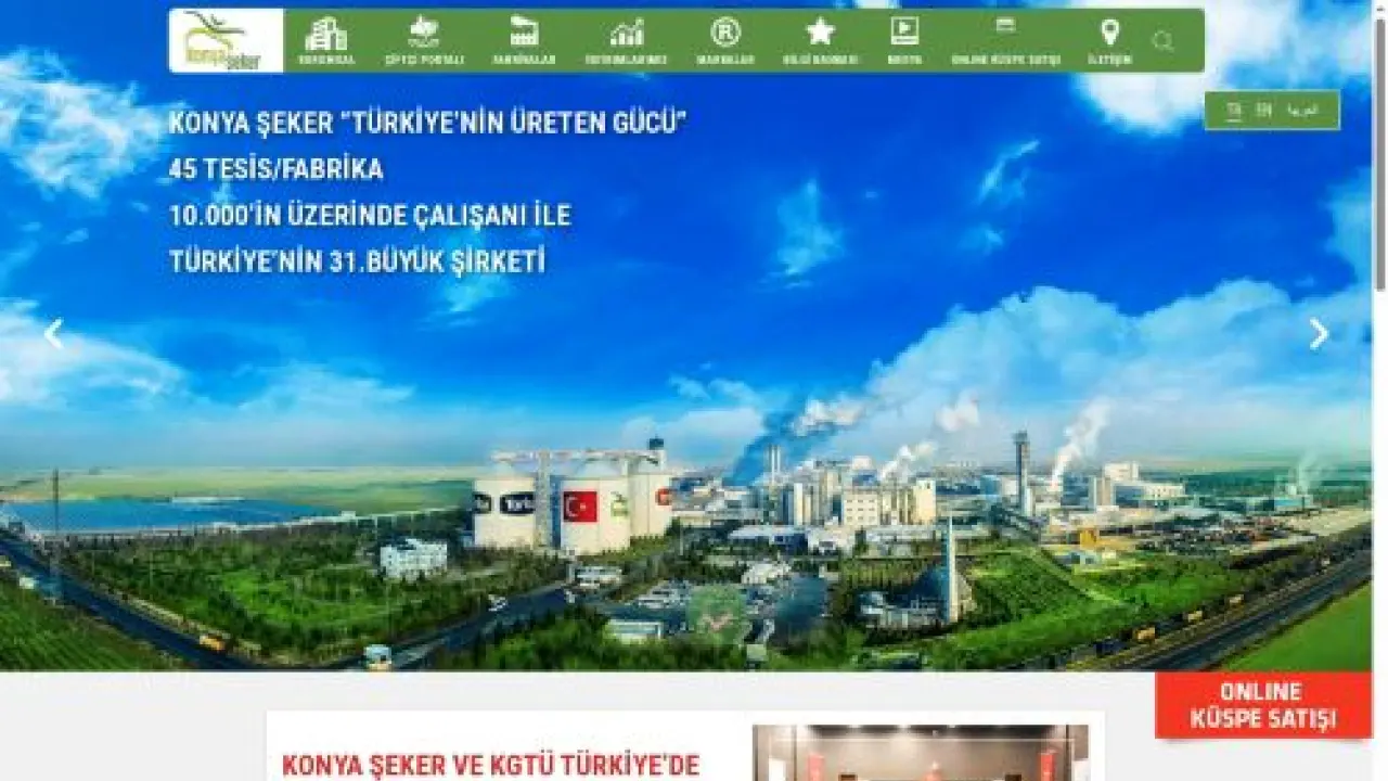 Konya Şeker - Türkiye'nin Tarımsal Sanayi Devi