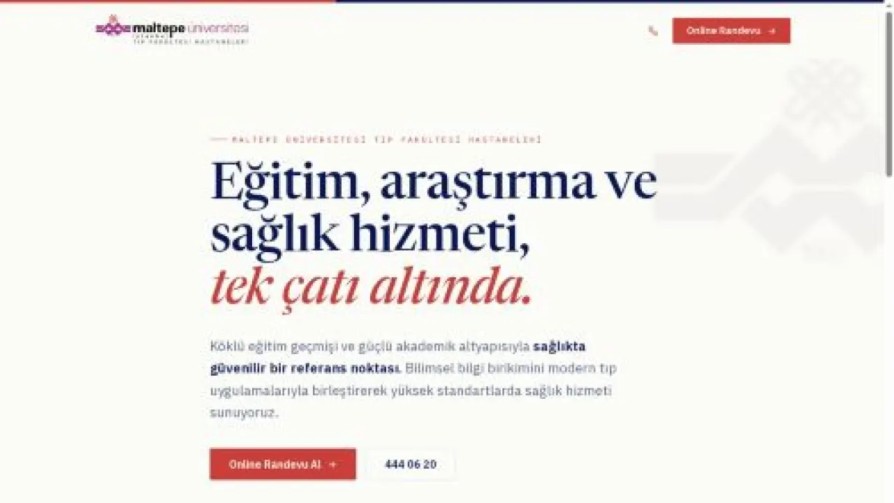 Maltepe Üniversitesi Tıp Fakültesi Hastanesi - Anasayfa