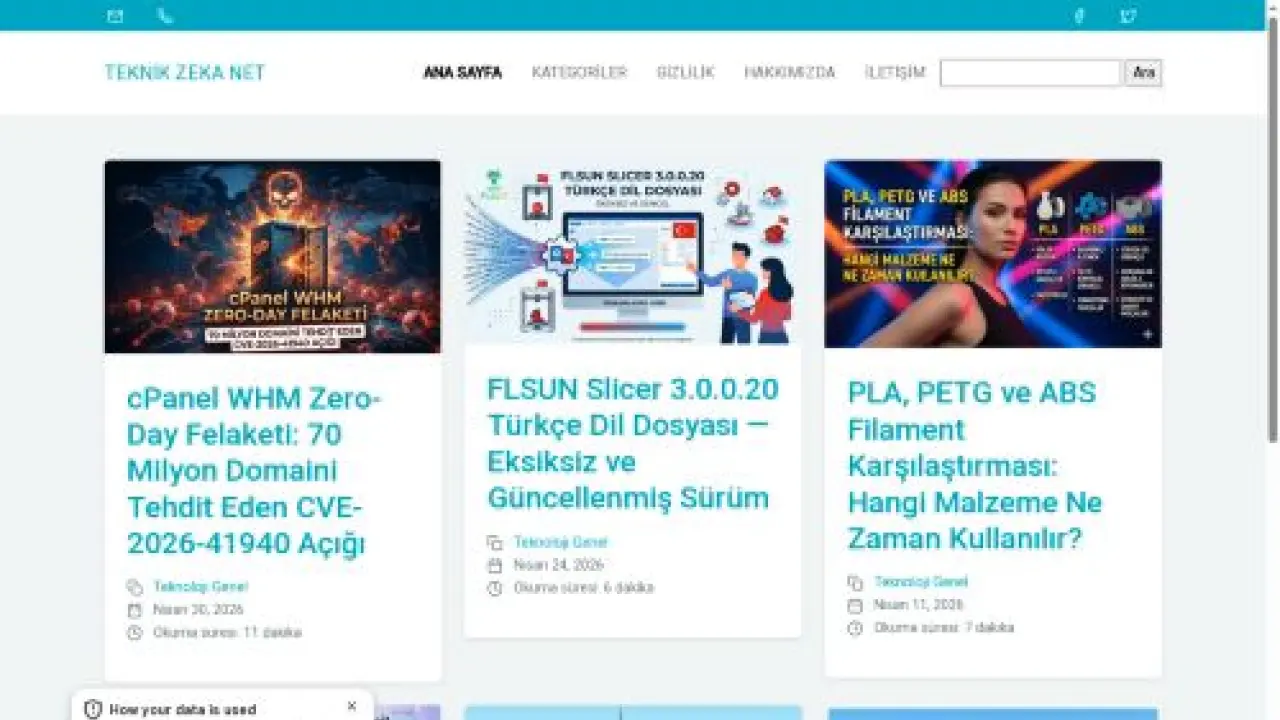 Teknoloji & Bilim & Akıl - Teknik Zeka Net | Teknik Zeka