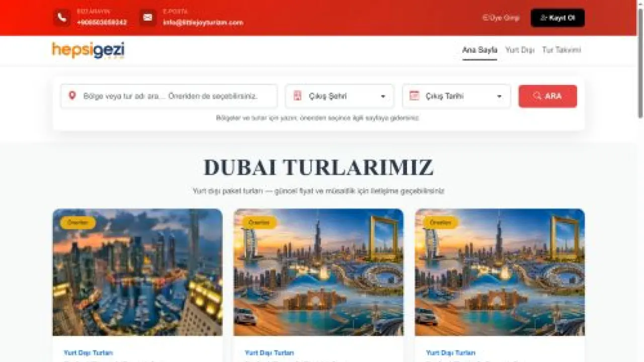 HepsiGezi.com – Bugüne Özel Tatil İndirimleri ve Tur Kampanyaları - Ana Sayfa