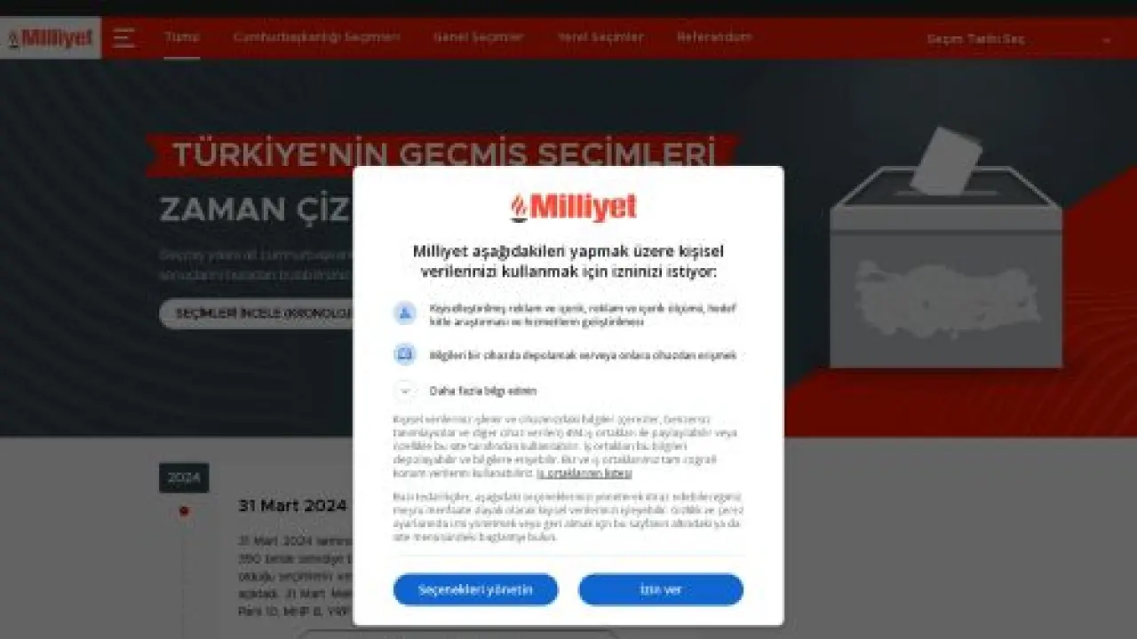 Geçmişten Bugüne Tüm Türkiye Genel ve Yerel Seçimleri - Seçim Sonuçları