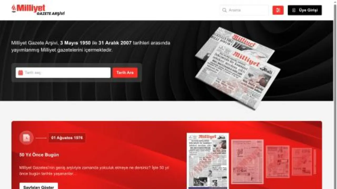 Milliyet Gazete Arşivi