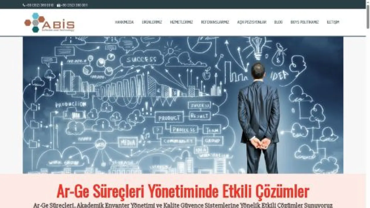 Akademik Veri Performans ve Proje Süreçleri Yönetim Sistemi - Abis Teknoloji