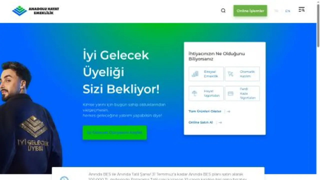 Hayat Sigortası & Bireysel Emeklilik - Anadolu Hayat Emeklilik