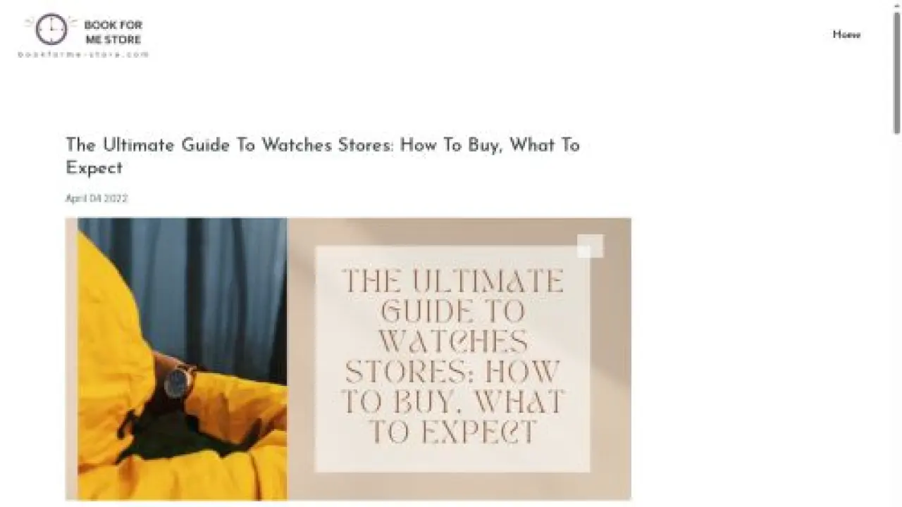 Book for me store watches