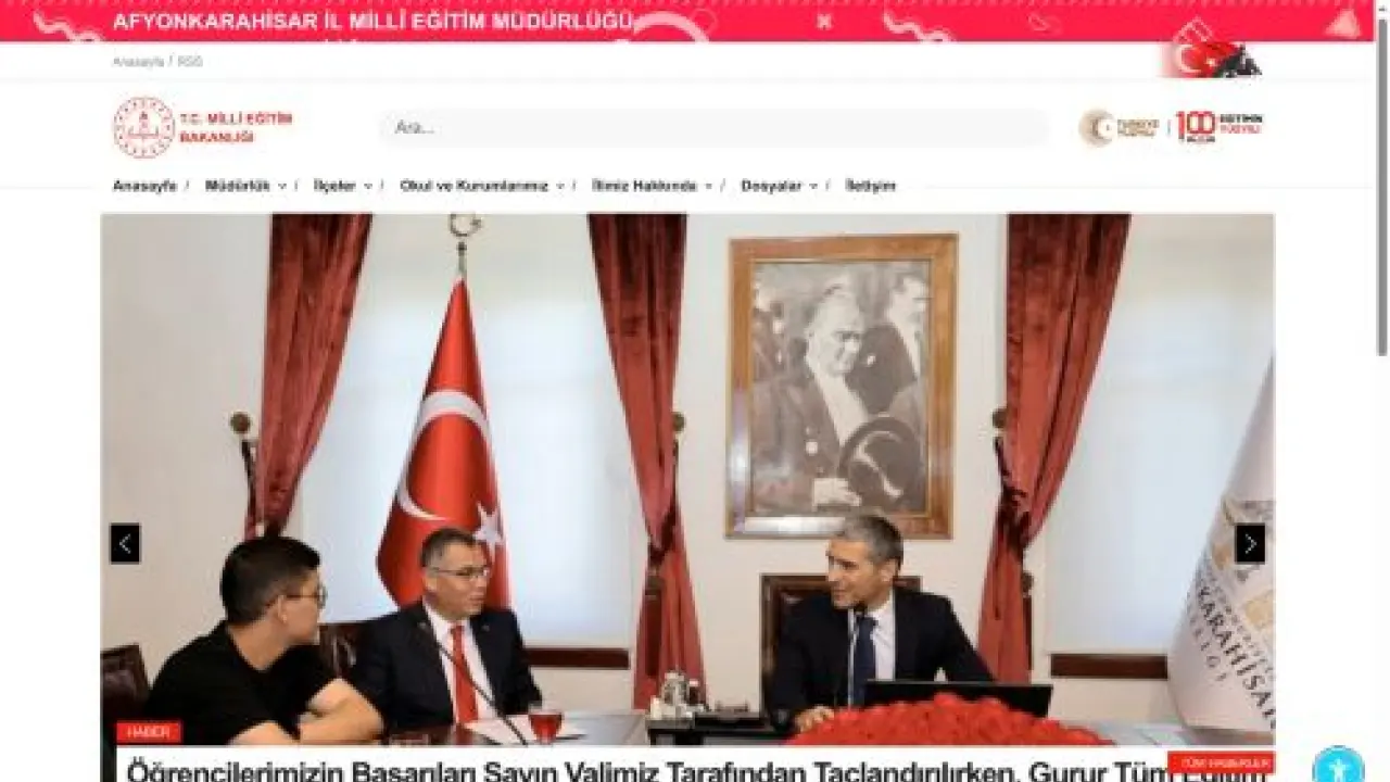 MEB AFYONKARAHİSAR İL MİLLÎ EĞİTİM MÜDÜRLÜĞÜ