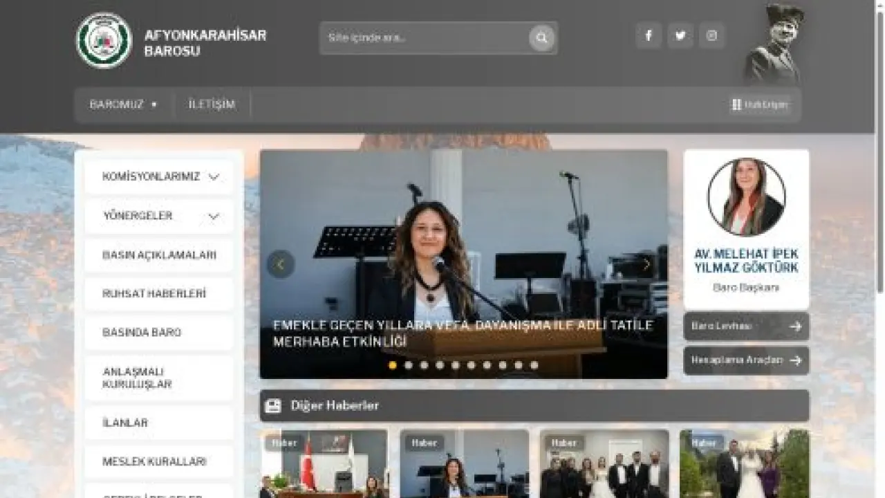 AFYONKARAHİSAR BAROSU | www.afyonbaro.org.tr/