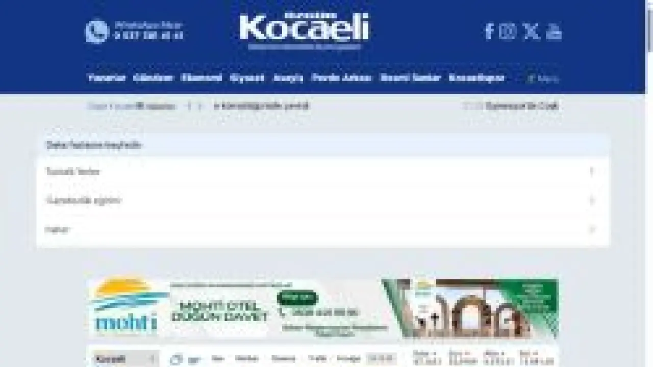 Son Dakika Kocaeli Haberleri - Özgür Kocaeli