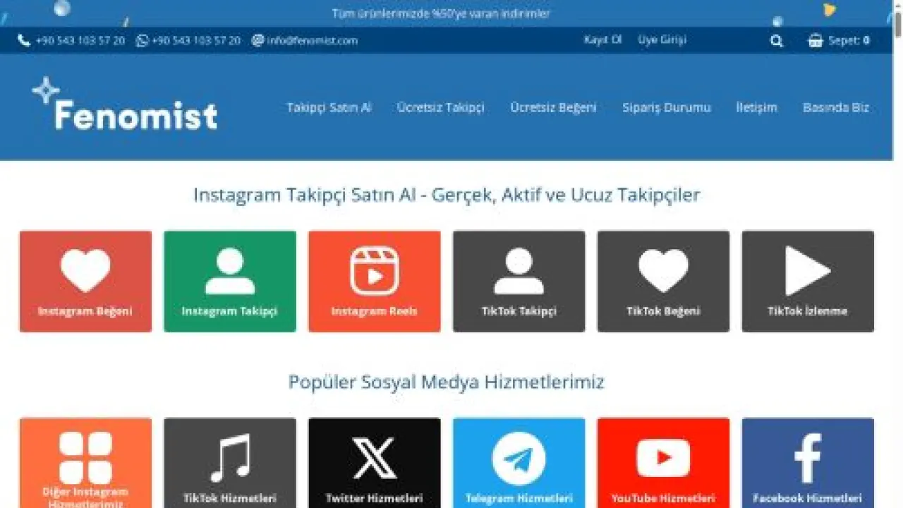 Fenomist - Instagram Takipçi Satın Al - Şifresiz, Ucuz ve 7/24 Destek