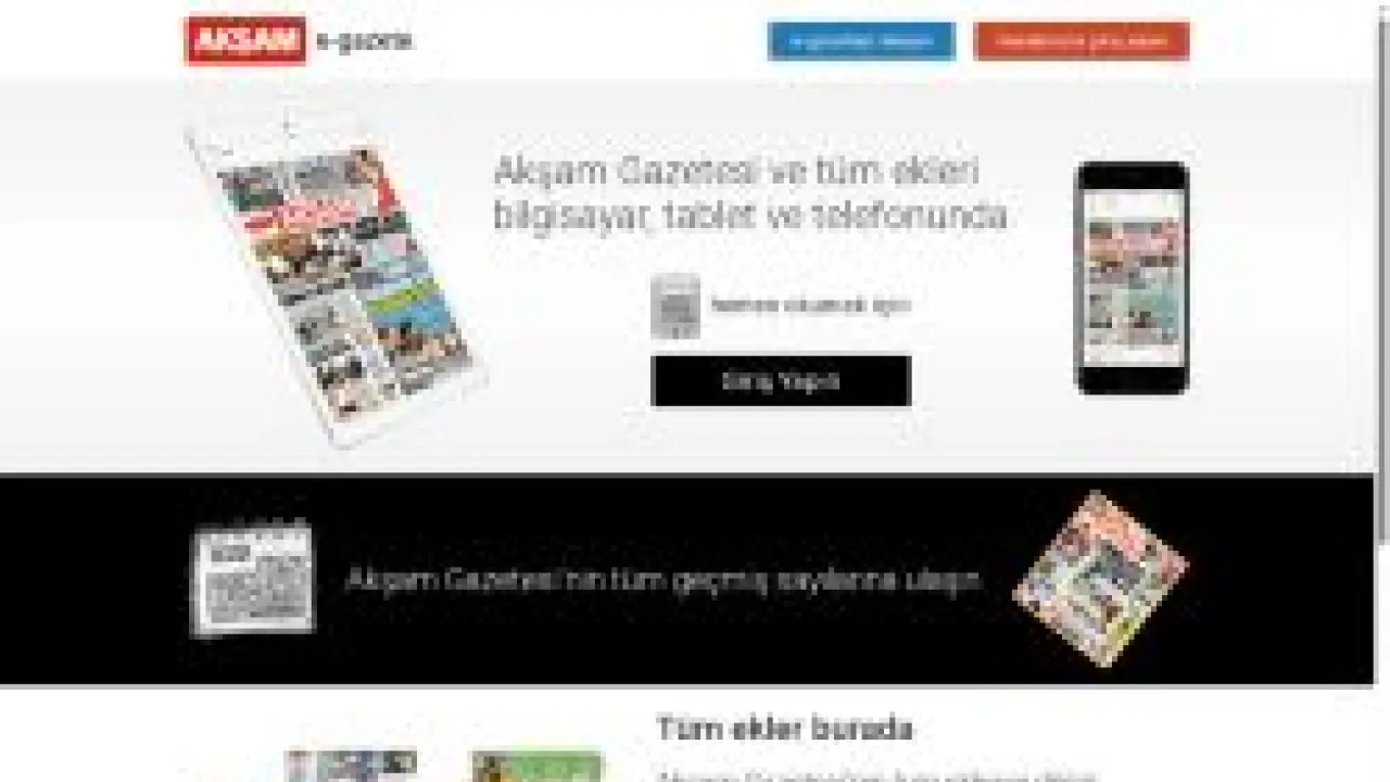 Akşam E-Gazete | Anasayfa