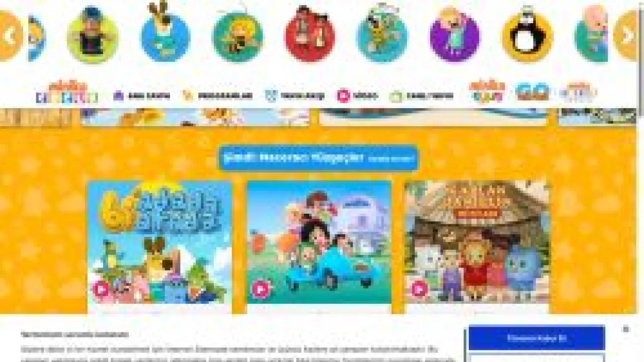Çizgi filmler, çocuklar için online oyunlar, videolar ve yarışmalar - minika ÇOCUK