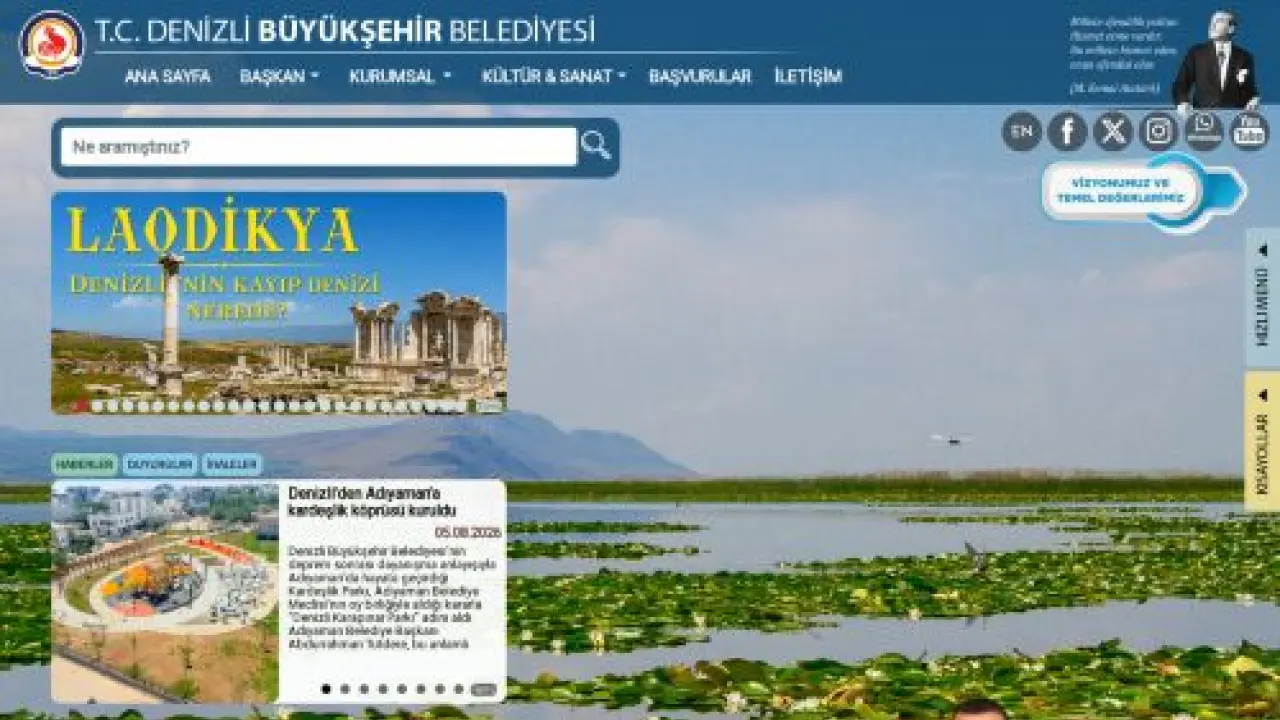 T.C. Denizli Büyükşehir Belediyesi | Resmi Web Sitesi