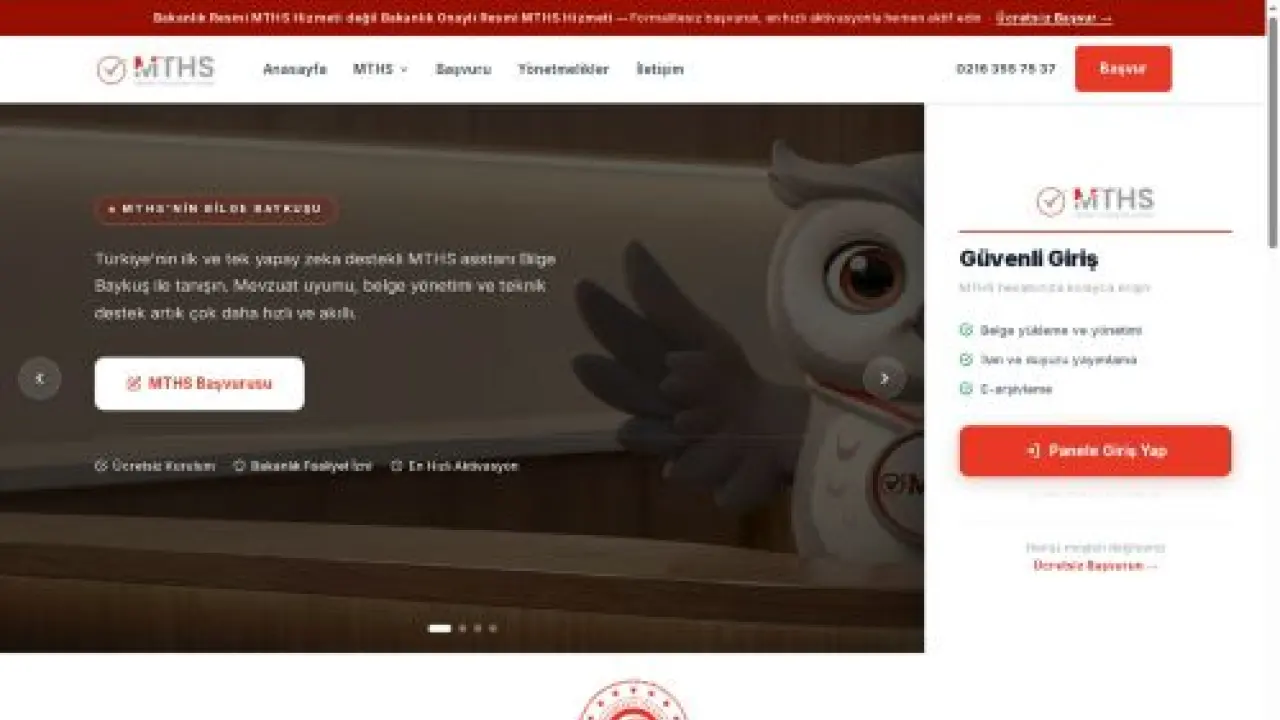 MTHS | MTHS Hizmeti | Merkezi Veritabanı Hizmet Sağlayıcı