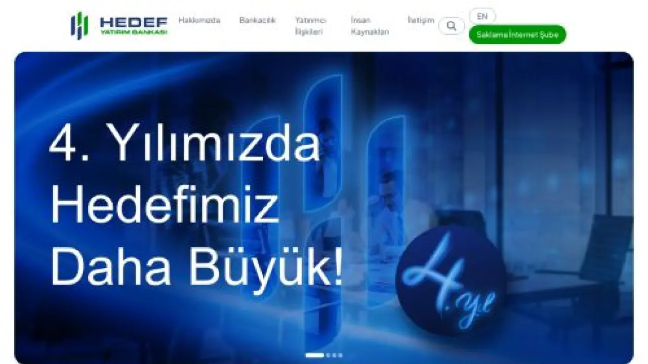 Hedef Yatırım Bankası - Ana Sayfa