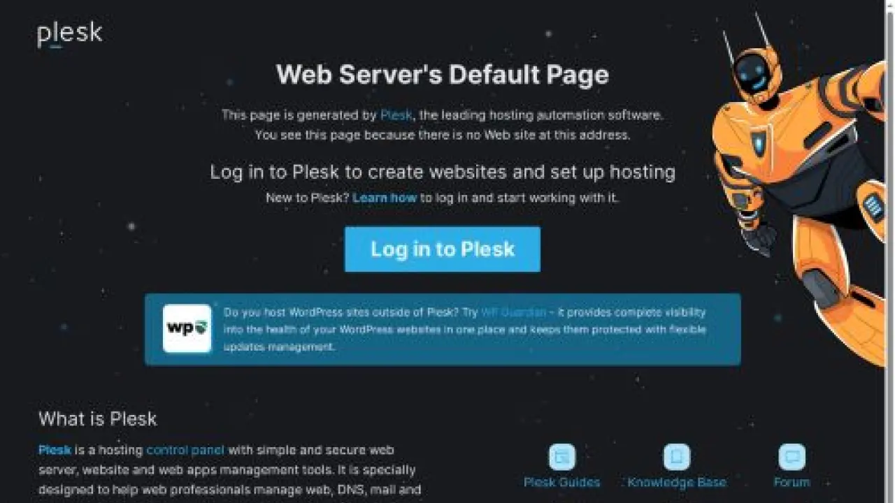 Web Server's Default Page