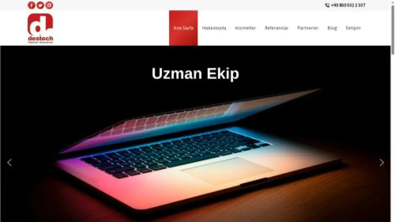 Destech Internet Antalya | Web Tasarım | E-Ticaret | Özel Yazılım | Antalya