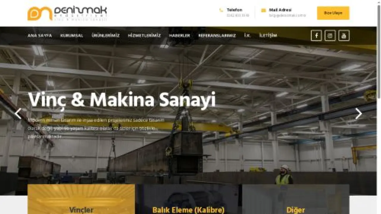 DenizMak Endüstriyel Vinç & Makina Sanayi / Samsun