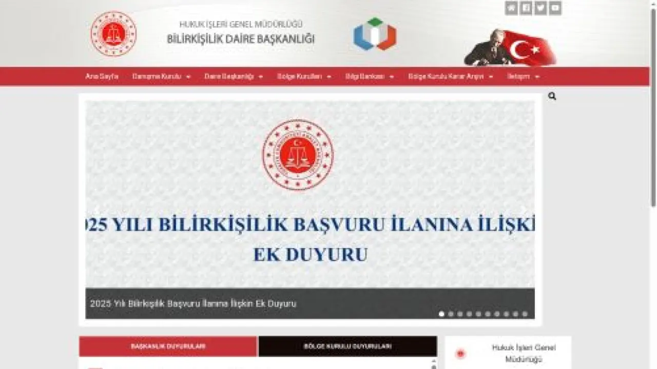 Bilirkişilik Daire Başkanlığı