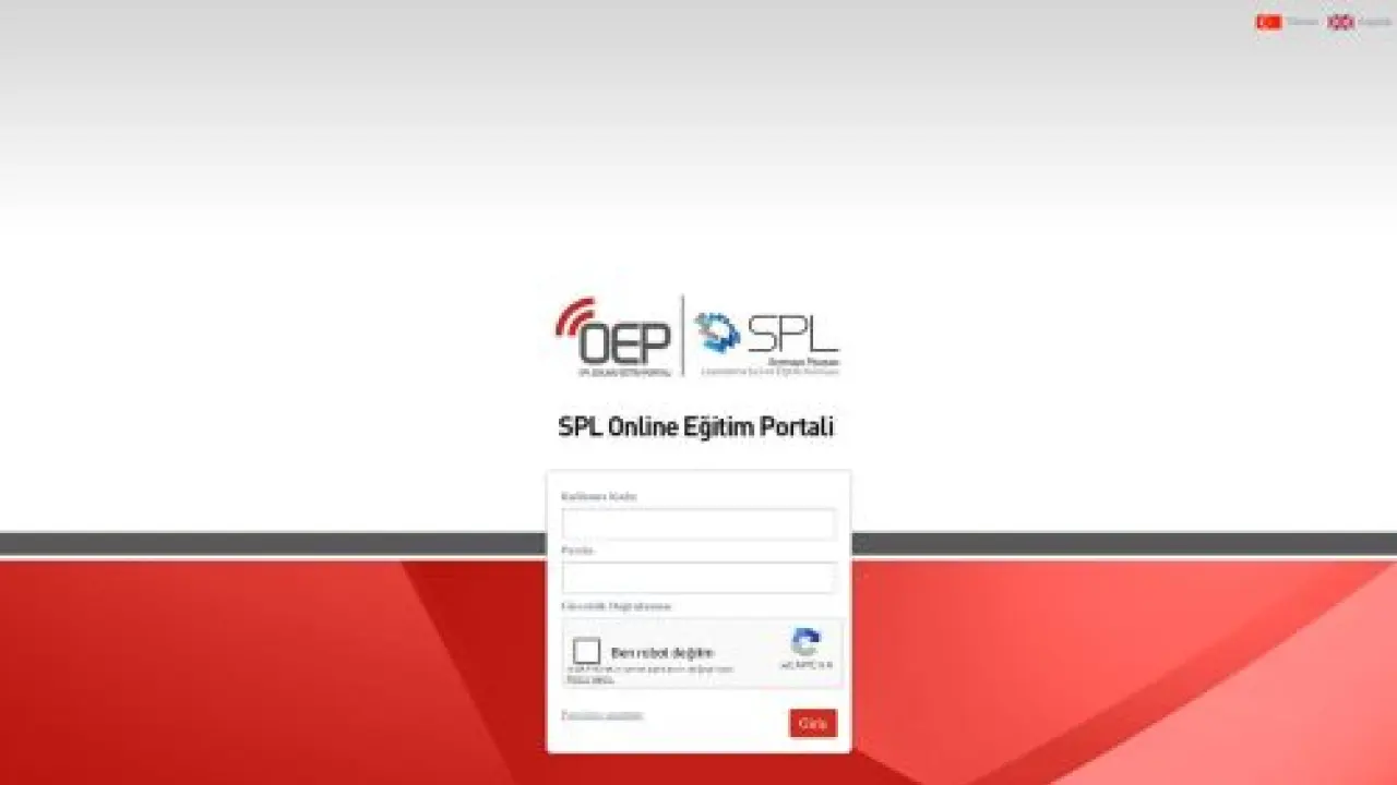 Kullanıcı Giriş Sayfası - SPL OEP | Sermaye Piyasası Lisanslama Sicil ve Eğitim Kuruluşu