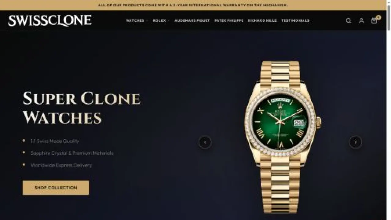 Swiss Clone - Fake Rolex - Replica Rolex - Replica Watches - Super Clone Watches