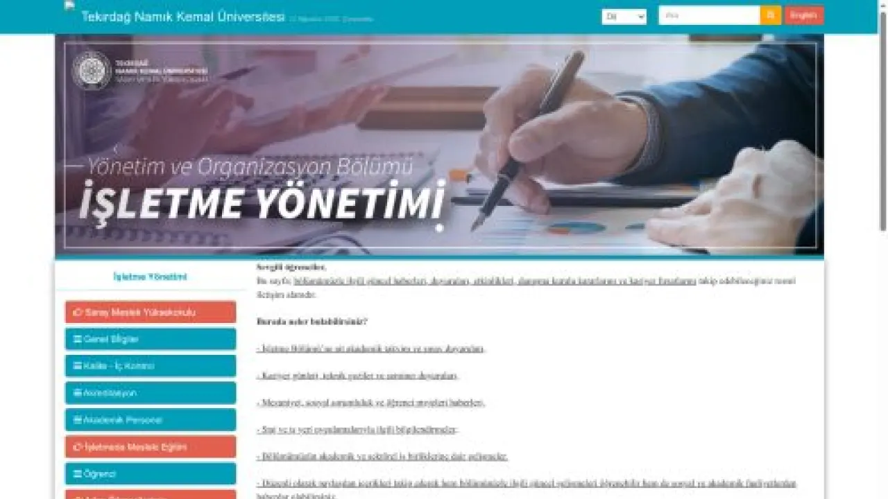 İşletme Yönetimi