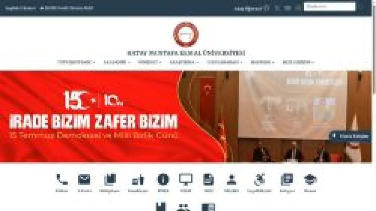 Hatay Mustafa Kemal Üniversitesi