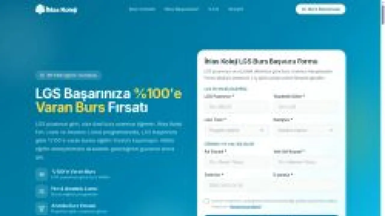 LGS Puanınıza Göre %100'e Varan Burs Fırsatı | İhlas Koleji 2025 LGS Burs Hesaplama