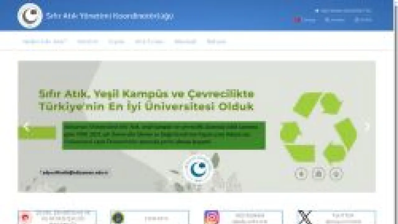 Sıfır Atık Yönetimi Koordinatörlüğü | ADYÜ